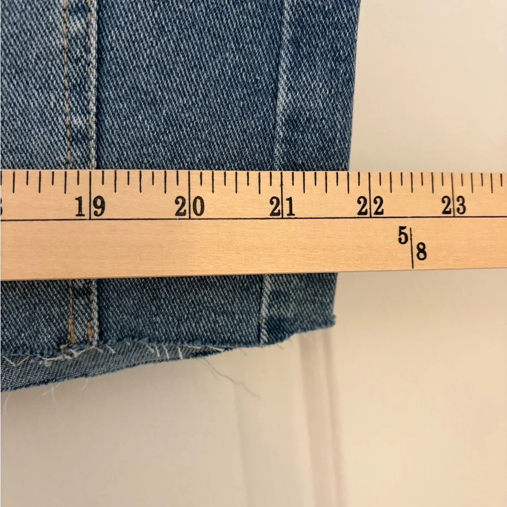 Classic Blue Denim Mini Skirt Size 12 - Picture 10 of 12